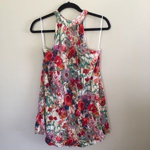Floral Entro Mini Dress M